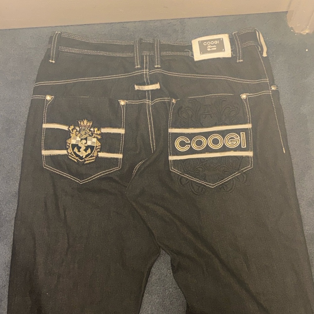 SOLD❌❌ y2k coogi embroidered jeans